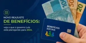 Cartão de Benefícios Sociais e notas de real